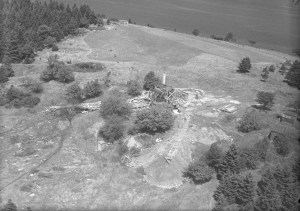 ​Oak Island, seen in a 1931 archive photo.