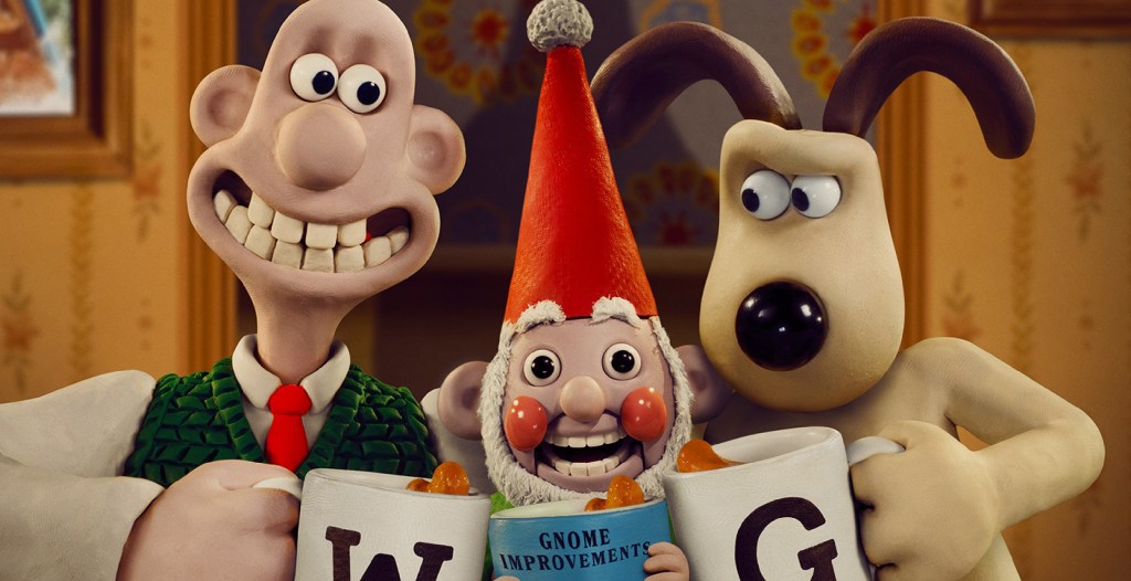 Wallace and Gromit on the cover of "Vengence Most Fowl"